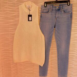 Joe’s Jeans & Sweater Tank Bundle – Size 27 & L – NWT